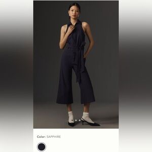MAEVE CROPPED HALTER JUMPSUIT